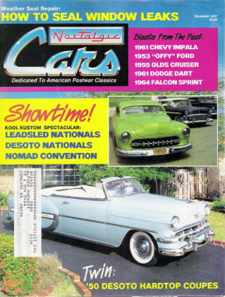 NOSTALGIC CARS 1987 DEC -